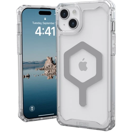 Чохол для iPhone Urban Armor Gear UAG Plyo Magsafe Ice/Silver (114314114333) для iPhone 15 Plus
