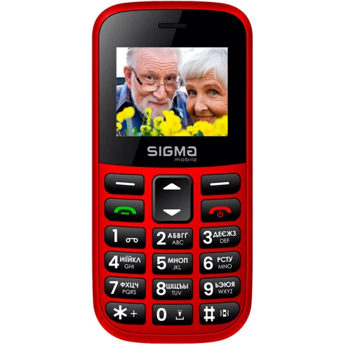 Мобильный телефон Sigma mobile Comfort 50 EASY TYPE-C Red (UA UCRF): Встроенная память 32 МБ