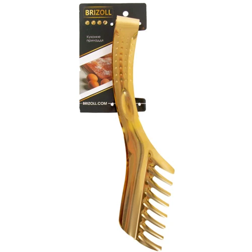 Щипці кухонні Brizoll 24 см (815-019): Матеріал нержавіюча сталь