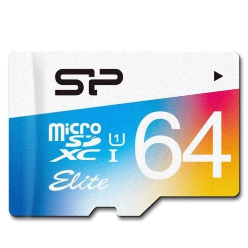 Карта памяти Silicon Power 64GB microSDXC Class 10 UHS-I U1 Elite (SP064GBSTXBU1V20)