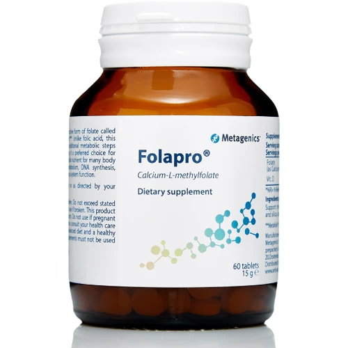 Metagenics FolaPro L-5-метилтетрагідрофолат 800 мкг 60 таблеток