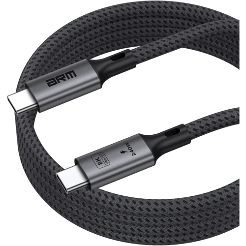 Кабель ArmorStandart Cable USB-C to USB-C USB 4.0 8K 60hz 40Gbps 240W 1m Black (ARM81921) фото 4