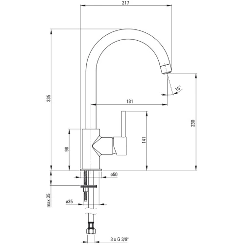 Deante Low pressure BEZ 062H