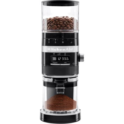 Кавомолка KitchenAid Artisan 5KCG8433EOB: Резервуар для меленої кави є