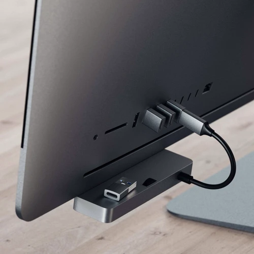 Адаптер Satechi Adapter USB to USB-C Space Grey (ST-TAUCM): Колір сірий