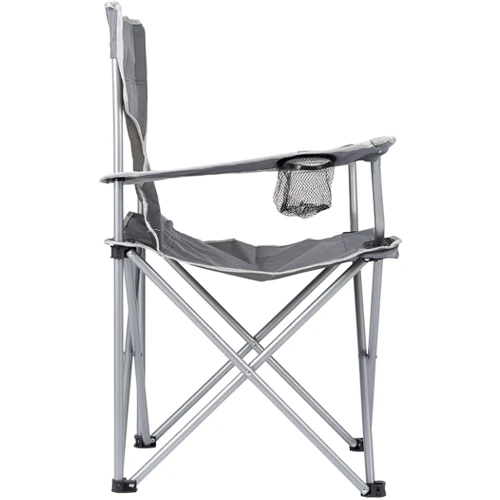 Крісло розкладне Bo-Camp Foldable Compact Grey (1267192): Матеріал каркаса Сталь