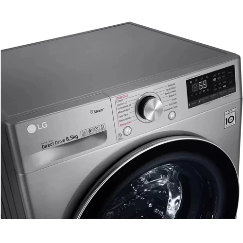 Стиральная машина LG F2WV7S8P2T: Максимальная скорость отжима, об/мин 1200