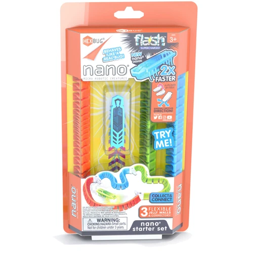 Набір HEXBUG nano Flash International Starter Set (синій) (433-7124blue): Виробник HEXBUG