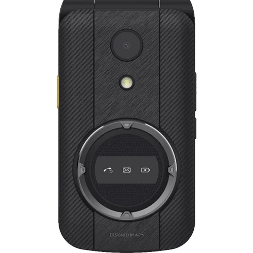 Мобильный телефон AGM M8 Flip + Dock Station Black: Слот для карт памяти microSD до 128 ГБ