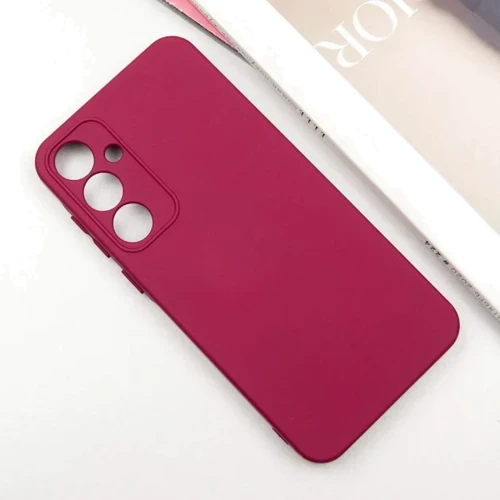 Чохол для телефона Lakshmi Case Silicone Cover Full Camera Marsala для Samsung S721 Galaxy S24 FE: Сумісність Samsung S721 Galaxy S24 FE