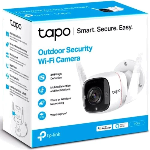 IP-камера відеоспостереження TP-Link TC65: Тип корпуса Циліндрична (Вулична)