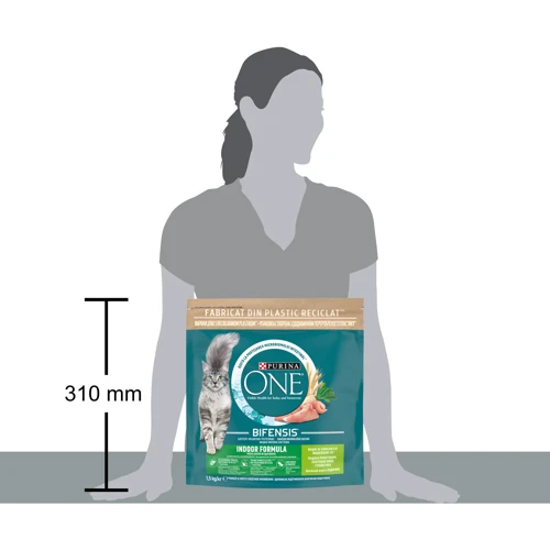 Сухой корм Purina ONE Indoor для взрослых кошек постоянно находящихся в помещении с индейкой 6х1.5 кг (12425130): Вес упаковки 9 кг