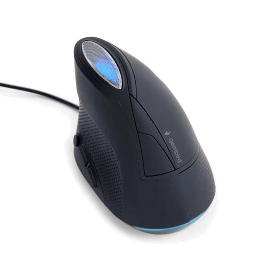 Мишка Gembird MUS-ERGO-03 Black: Тип сенсора оптический