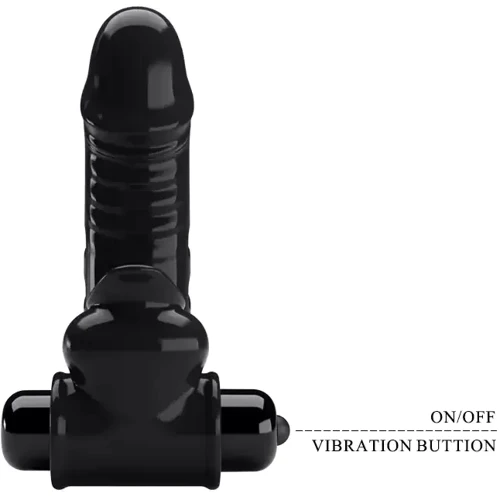 Клиторальный стимулятор на палец Pretty Love - Corbin Finger Black, BI-014859