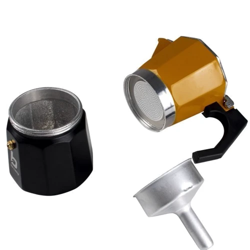 Гейзерна кавоварка Bo-Camp Hudson 6-cups Yellow/Black 250 мл (2200522): Колір желтый