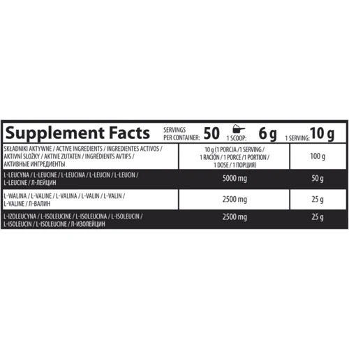Аминокислота для спорта OstroVit BCAA 2-1-1 500 g / 50 servings / orange: Вкус Апельсин