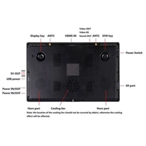 Монітор FPV Hawkeye Captain 10.2" DVR 5.8GHz 48CH (HP0054.0027-DVR): Виробник Hawkeye