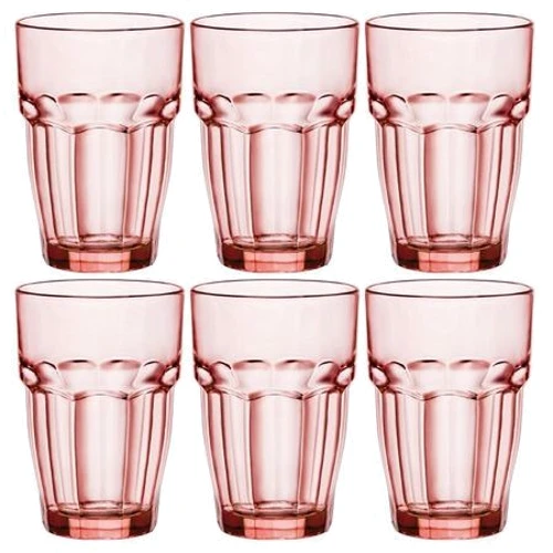 Стакан Bormioli Rocco Rock Bar Peach Набор 6х370 мл (418980B03321990/6)