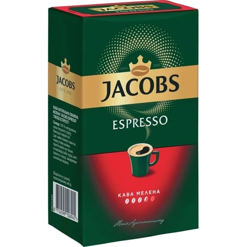 Кофе молотый Jacobs Espresso 230 г (8714599106945): Страна производитель Германия