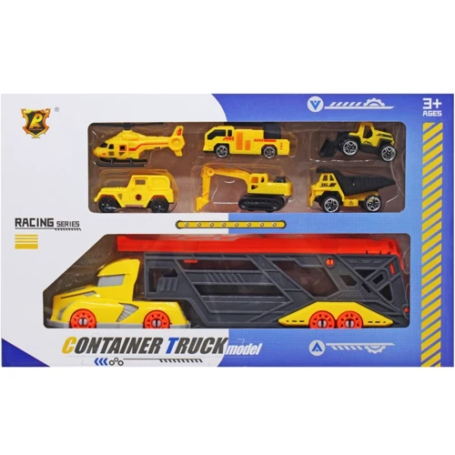 Трейлер с машинками Mic Строительная техника (P913-A2): Производитель Mic