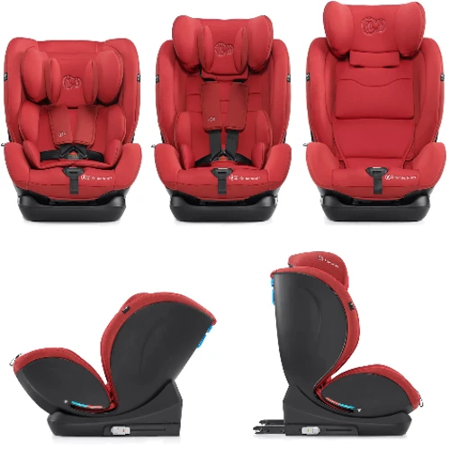 Автокрісло Kinderkraft Myway Isofix Red (KKFMWAYRED0000): Внутрішні ремені 5-ти точкові, з м'якими накладками
