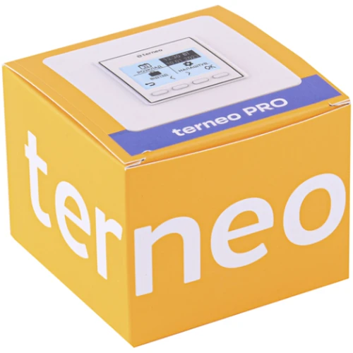 Терморегулятор Terneo pro білий (000027914): Максимальна вимірювана температура, °С 45
