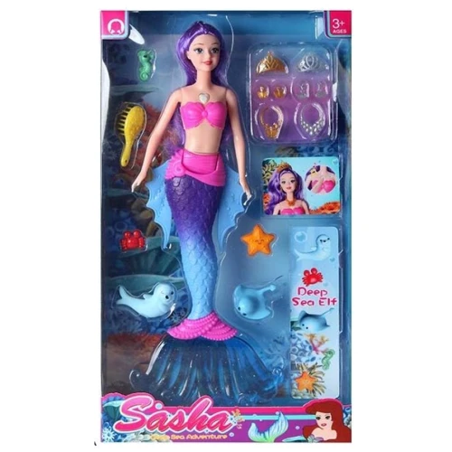 Кукла Sasha Русалка аксессуары, морские обитатели 35 см (51842)