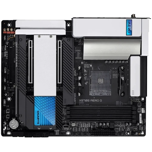 Gigabyte X570S AERO G: Оперативная память 4xDDR4 5400 МГц, до 128 ГБ