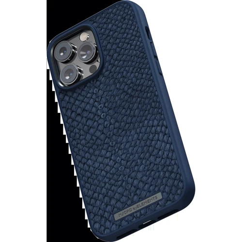 Чехол для iPhone Njord Salmon Leather MagSafe Case Blue (NA43SL01) for iPhone 14 Pro фото 7