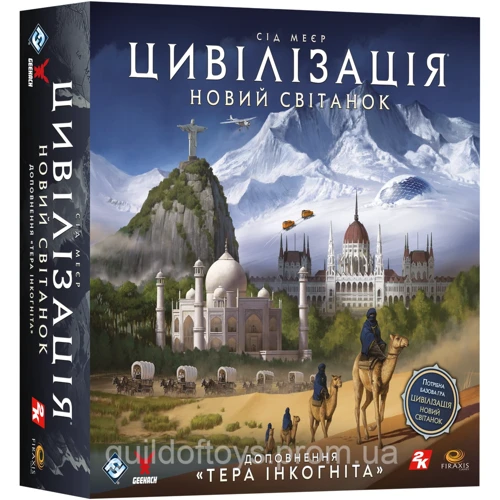 Настільна гра Geekach Games Цивілізація. Новий світанок - Терра інкогніту (Civilization: A New Dawn - Terra Incognita)