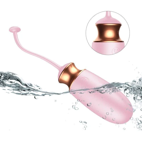 Виброяйцо с подогревом и пультом ДУ - Vibrating Silicone Love EGG USB