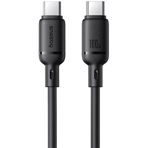 Кабель Baseus Cable USB-C to USB-C Silky Series 100W 1m Black (P10377704113-00)