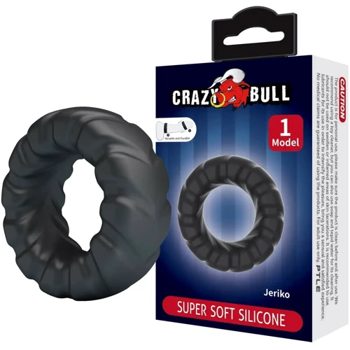 Кільце ерекційне LYBAILE Crazy Bull №1 - JERIKO super soft silicone (BI-210359): Виробник LYBAILE