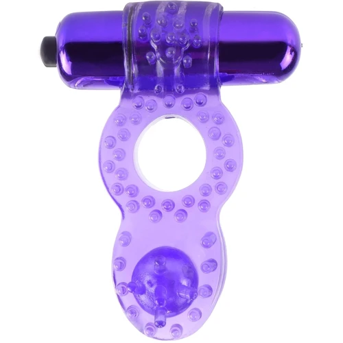 Pipdream Ball Banger Super ерекційне кільце з вібрацією, фіолетовий