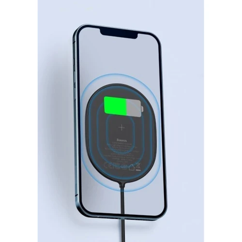 Зарядний пристрій Baseus Wireless Charger MagSafe Light Magnetic 15W Black (WXQJ-01) для iPhone 16 I 15 I 14 I 13 I 12 series фото 10