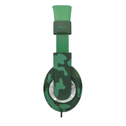 Наушники Trust Sonin Kids Over-Ear Jungle Camo (22203): Тип конструкции полноразмерные