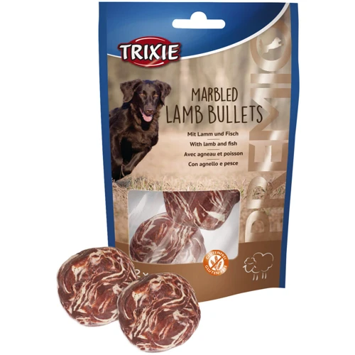 Лакомство для собак Trixie Premio Marbled Lamb Bullets с говядиной и ягненком 50 г (4011905316055)
