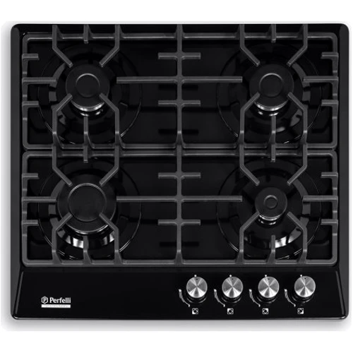 Варочная поверхность газовая Perfelli HGM 61020 BL: Количество конфорок 4