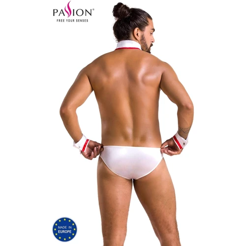 Сексуальный комплект Passion 037 SET GREGORY white L/XL