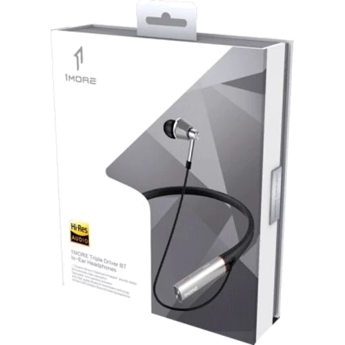 Наушники 1More Triple Driver Wireless Mic Silver: Сопротивление наушников (Ом) 32