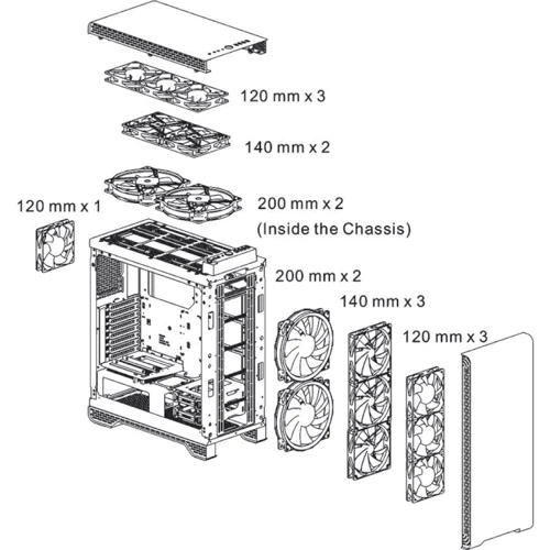 Корпус Thermaltake S500 Tempered Glass (CA-1O3-00M1WN-00) фото 7