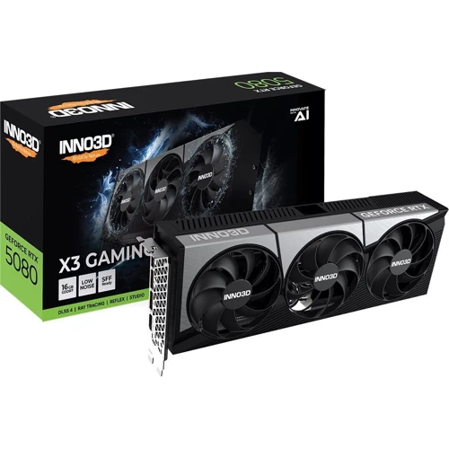 Відеокарта INNO3D GEFORCE RTX 5080 X3 GAMING OC (G50803-16D7X-17603930)