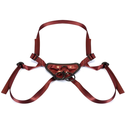Трусики для страпону Liebe Seele Wine Red Strap-on Harness: undefined undefined