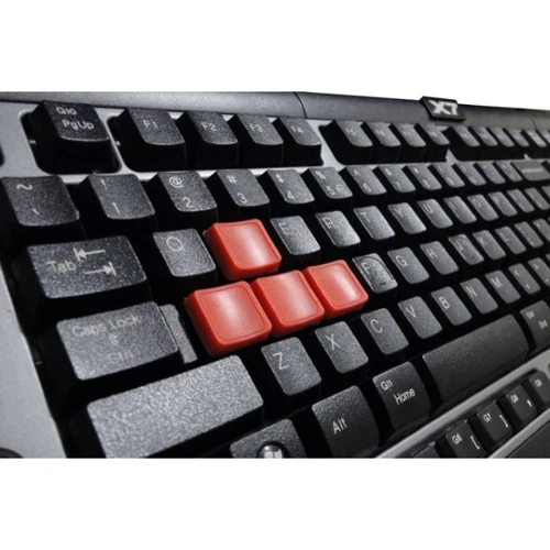 Клавиатура A4 Tech X7-G800 V USB Black: Тип клавиш мембранный
