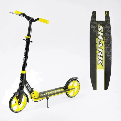 Самокат двоколісний Best Scooter SHARK жовтий (S - 56929)