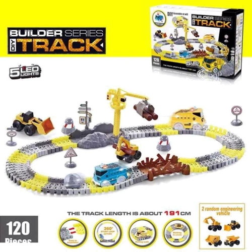 Трек Будівельна техніка 120 деталей (381)