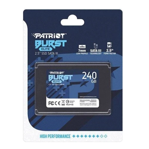Patriot Burst Elite 240 GB (PBE240GS25SSDR) UA: Интерфейс подключения SATA III