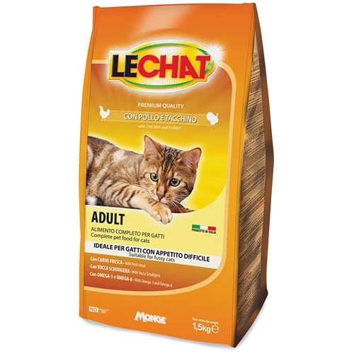 Сухой корм Monge LC Cat Adult для кошек курица и индейка 1.5 кг (70000291)