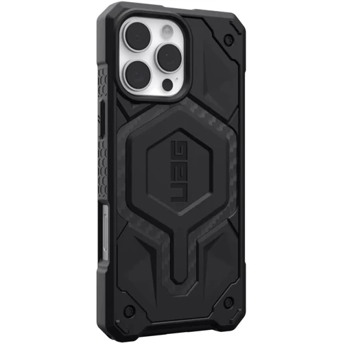 Чехол для iPhone Urban Armor Gear UAG Monarch Pro Magsafe Carbon Fiber/Black Stand (1144571BV01) for iPhone 16 Pro Max фото 7