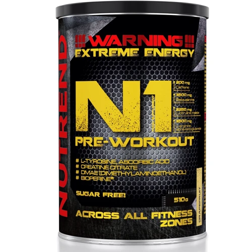 Предтренировочный комплекс Nutrend N1 510 g /30 servings/ Grapefruit